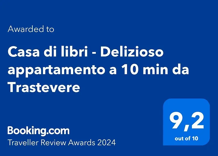 Casa Di Libri - Delizioso Appartamento A 10 Min Da Trastevere